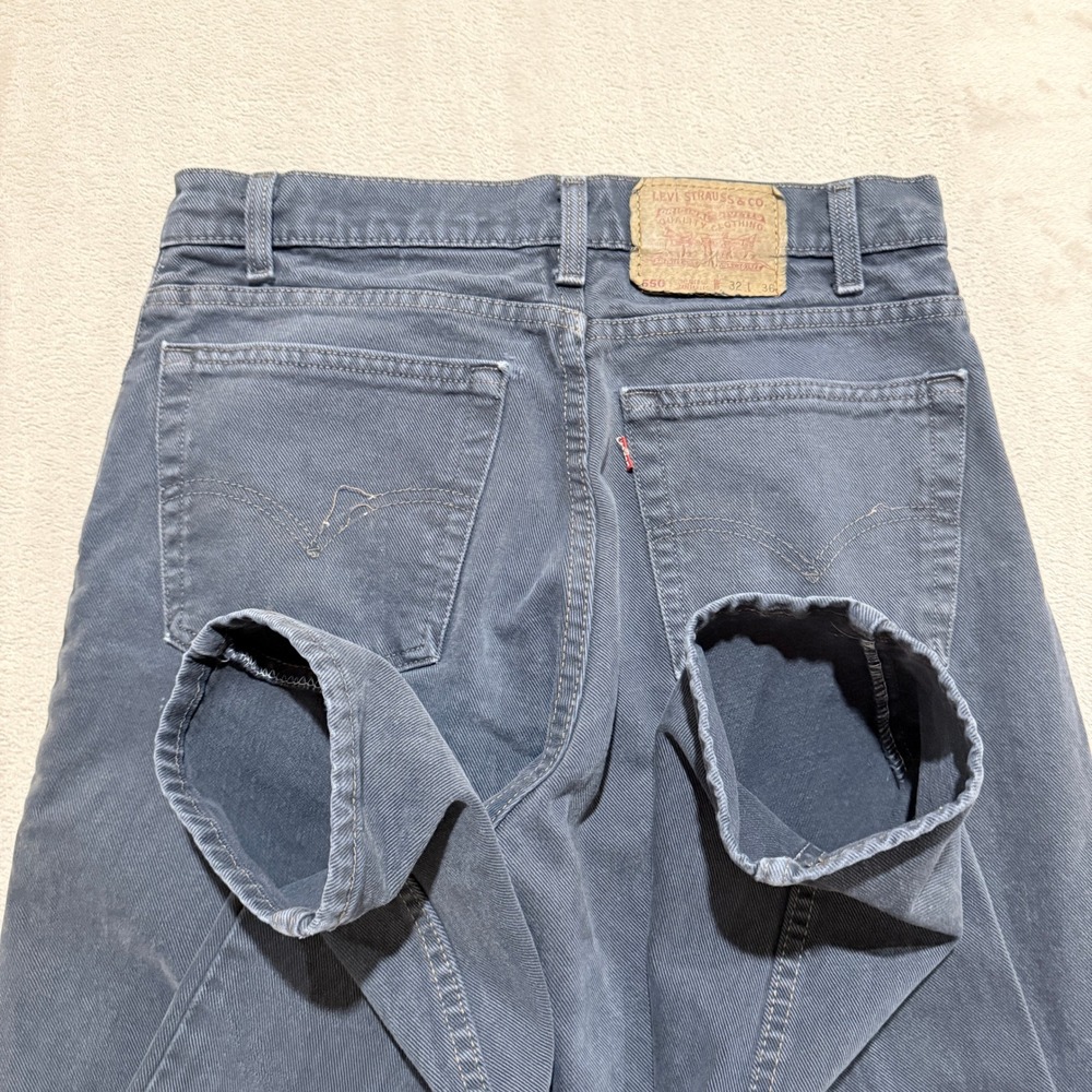 Vintage Levi's 550 Jeans Men 32x36 Blue Relaxed Fit Tapered Leg 90s USA Made Y2K - Picture 6 of 16